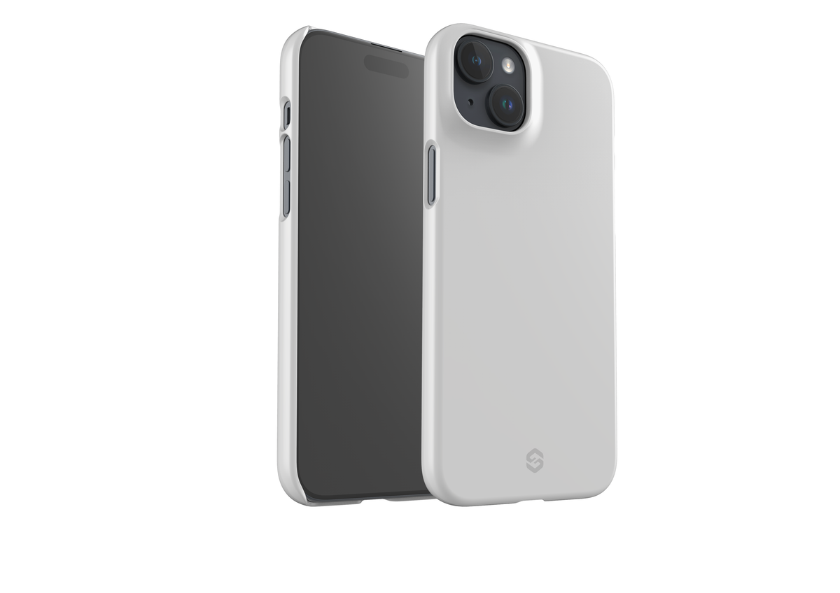 Frosty White Snap Case in Gloss - iPhone 15 Series