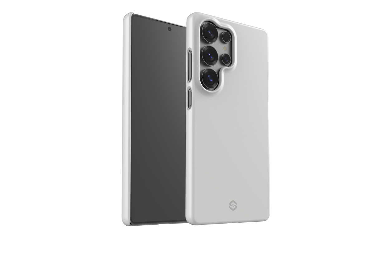 Frosty White Snap Case in Gloss - Samsung Galaxy S25 Series