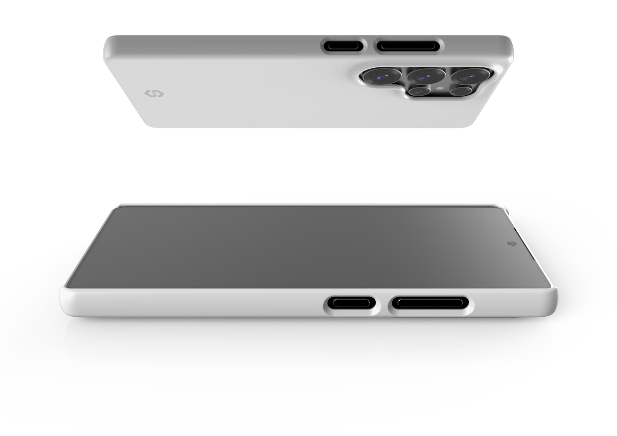 Frosty White Snap Case in Gloss - Samsung Galaxy S25 Series