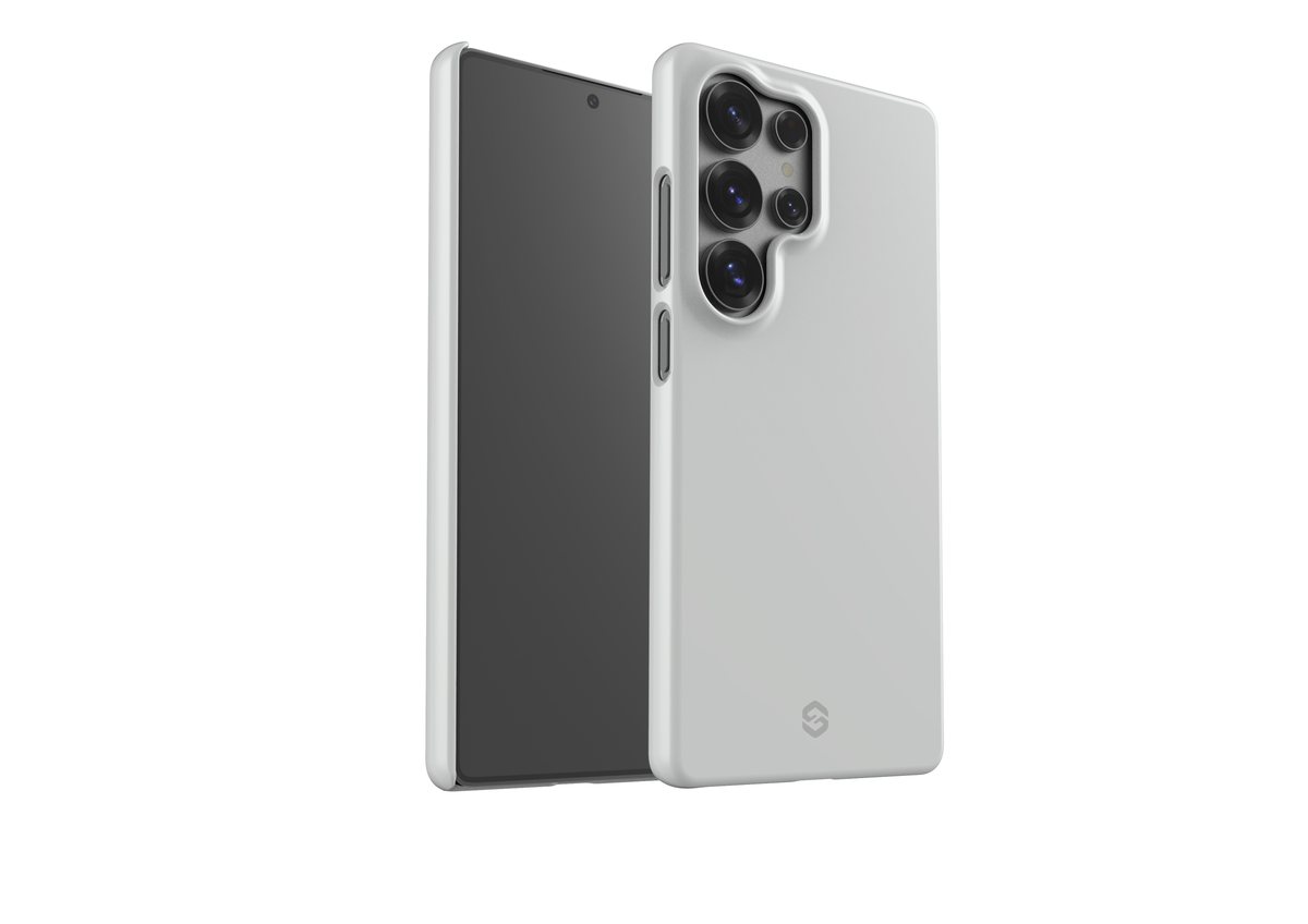 Frosty White Snap Case in Gloss - Samsung Galaxy S25 Series