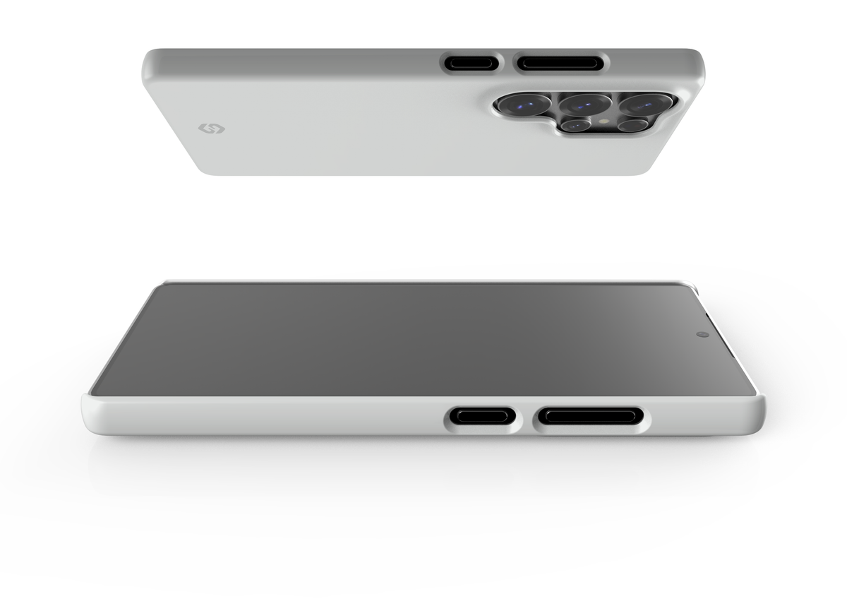 Frosty White Snap Case in Gloss - Samsung Galaxy S25 Series