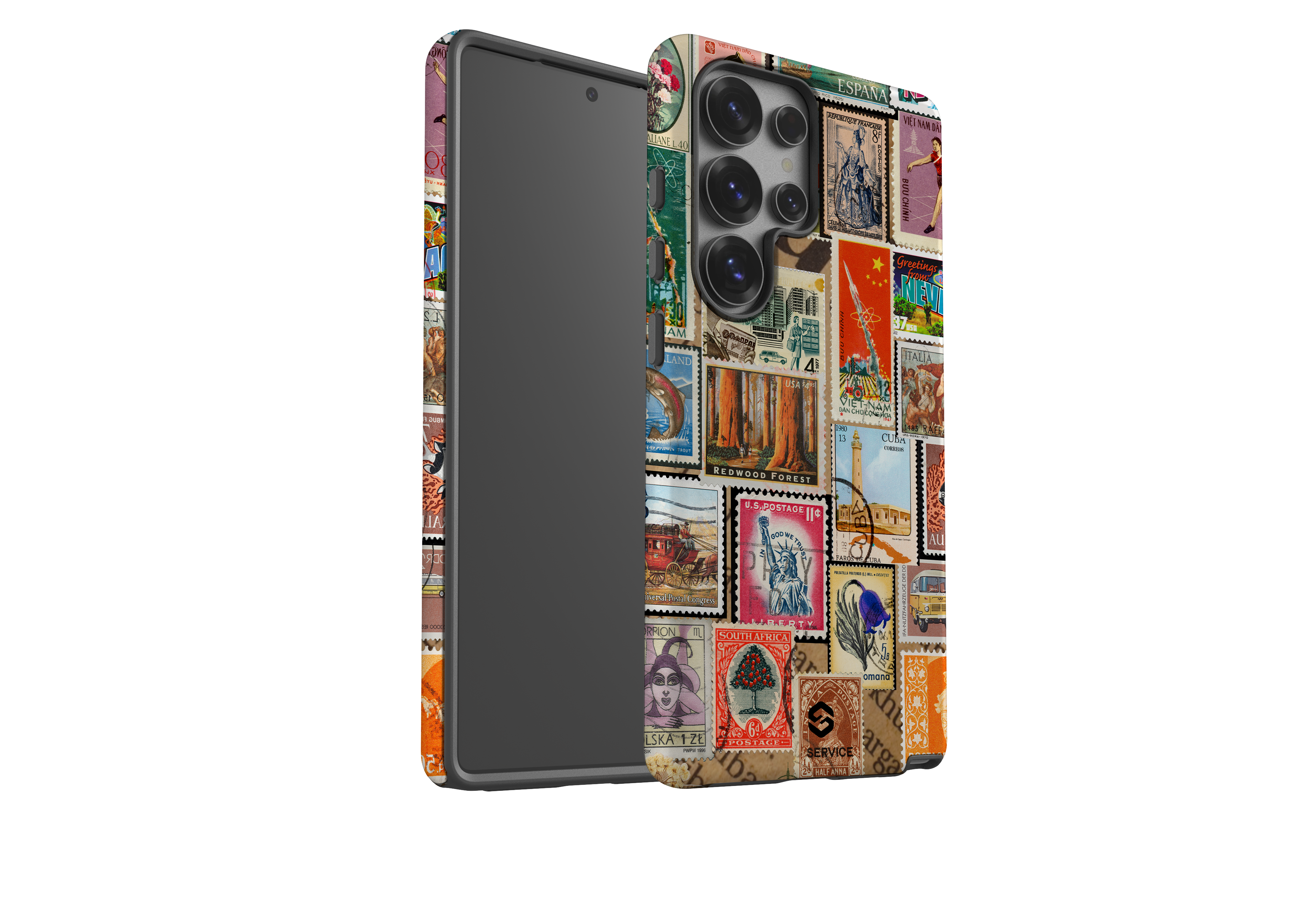 Retro Postmark Case - Samsung Galaxy S25 Series