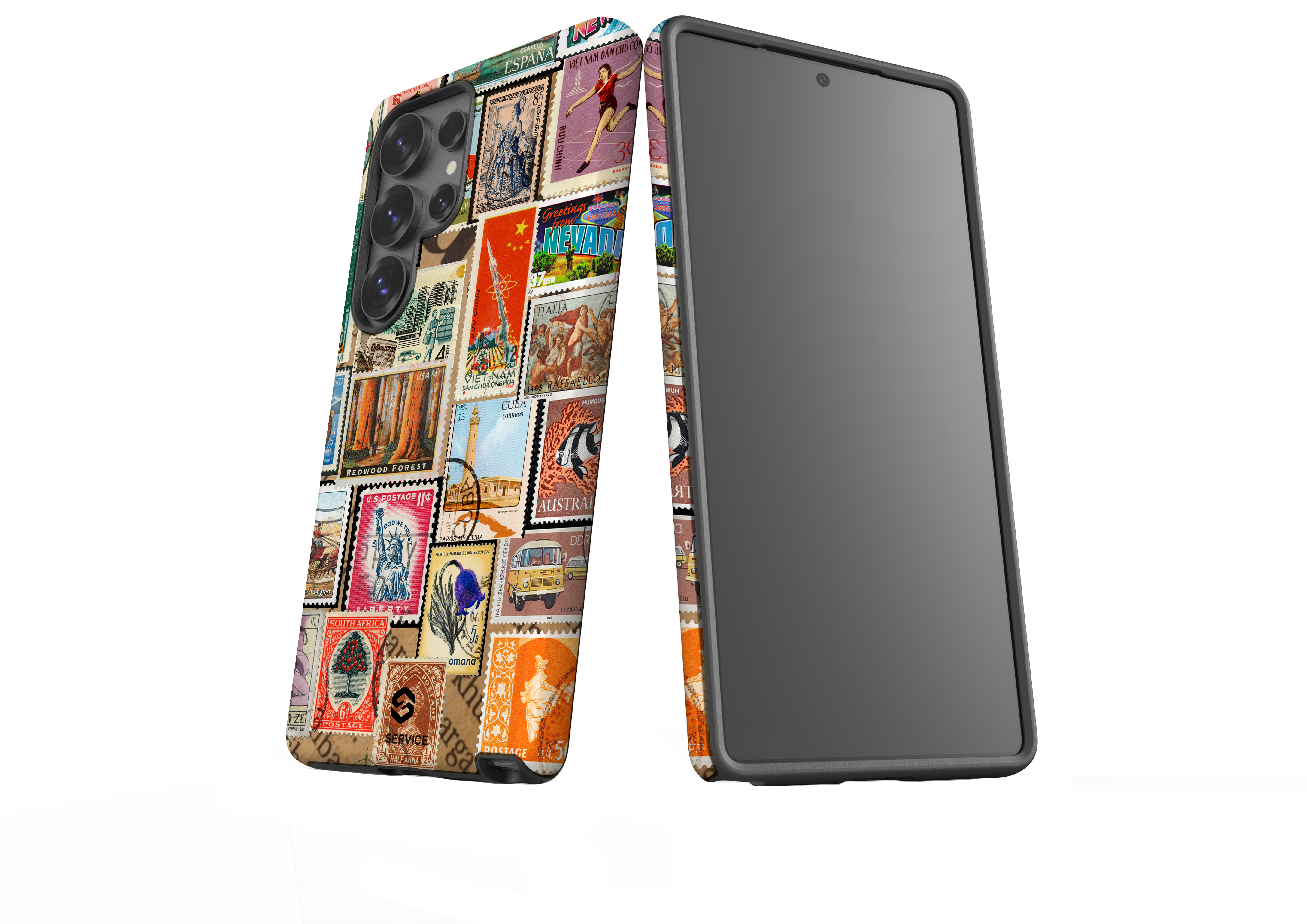 Retro Postmark Case - Samsung Galaxy S25 Series