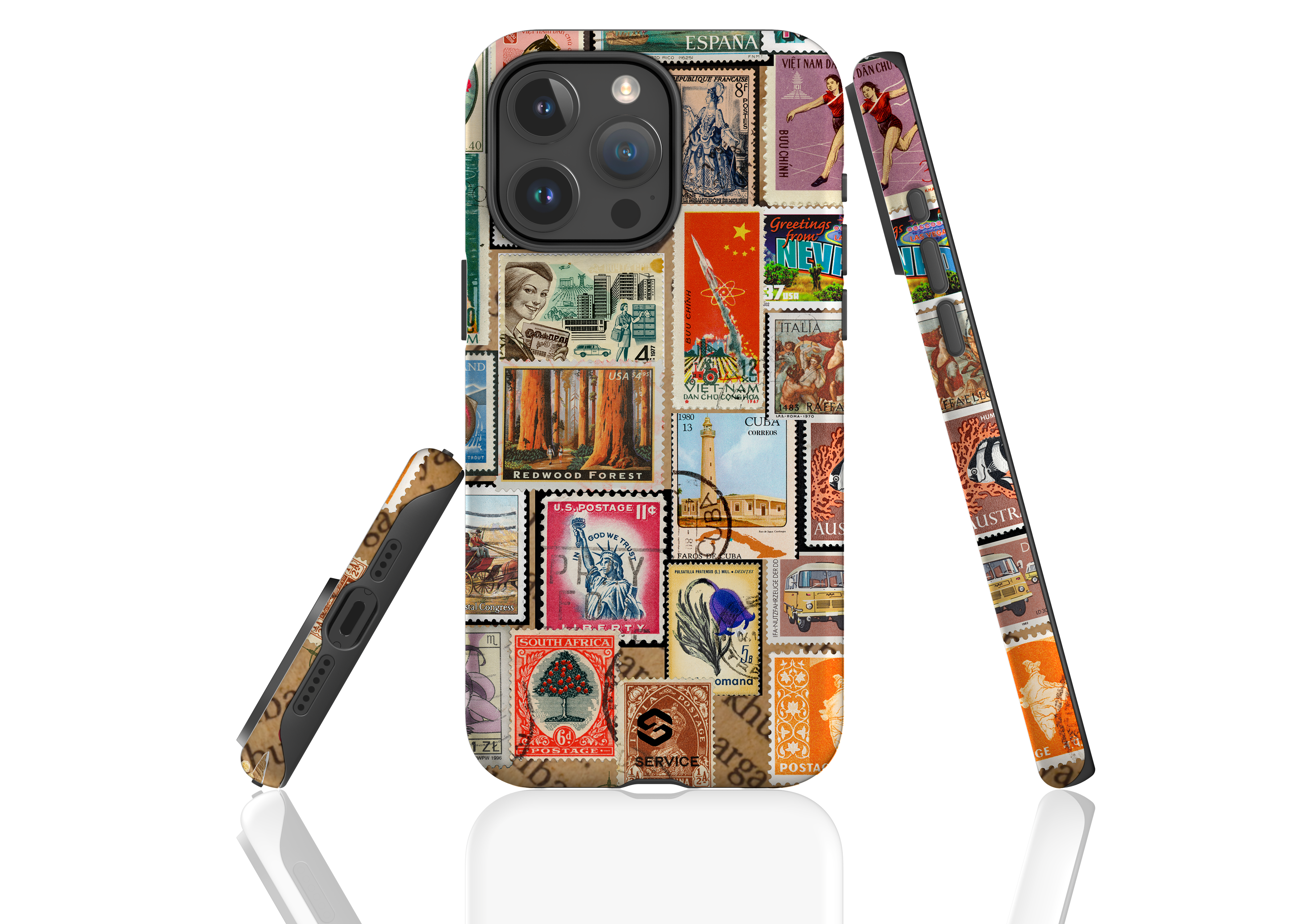 Retro Postmark Case - iPhone 15 Series