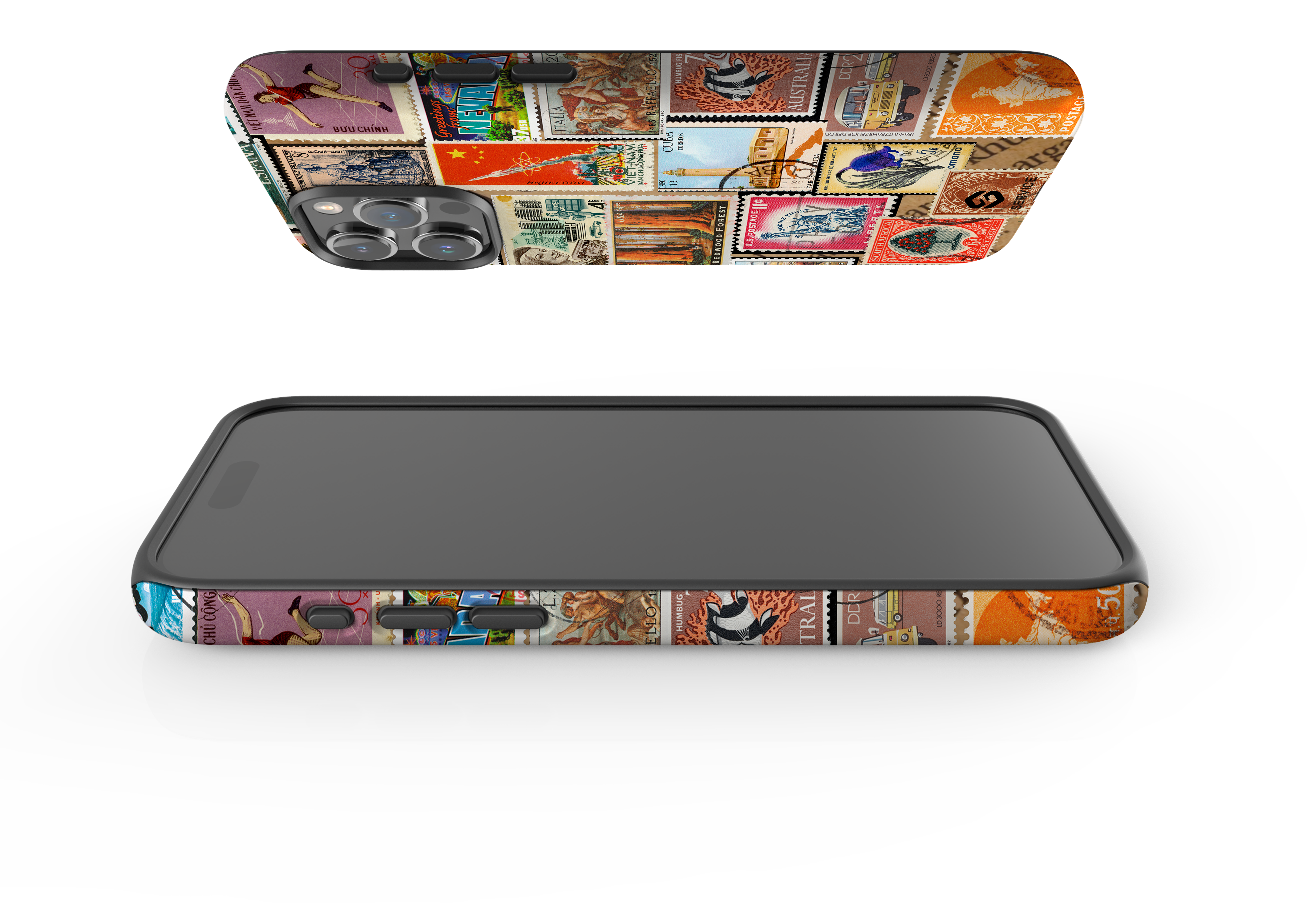 Retro Postmark Case - iPhone 15 Series