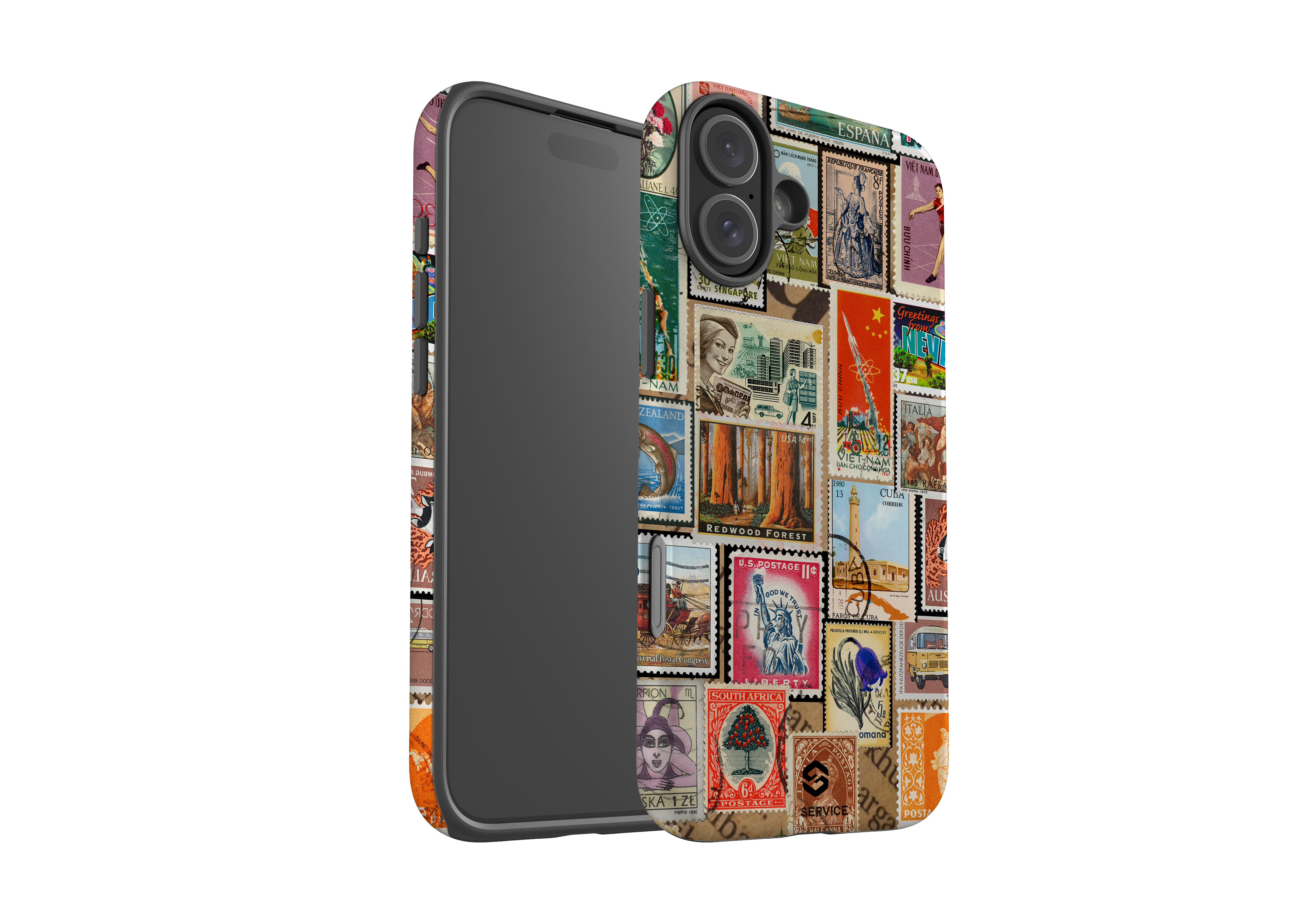 Retro Postmark Case - iPhone 16 Series