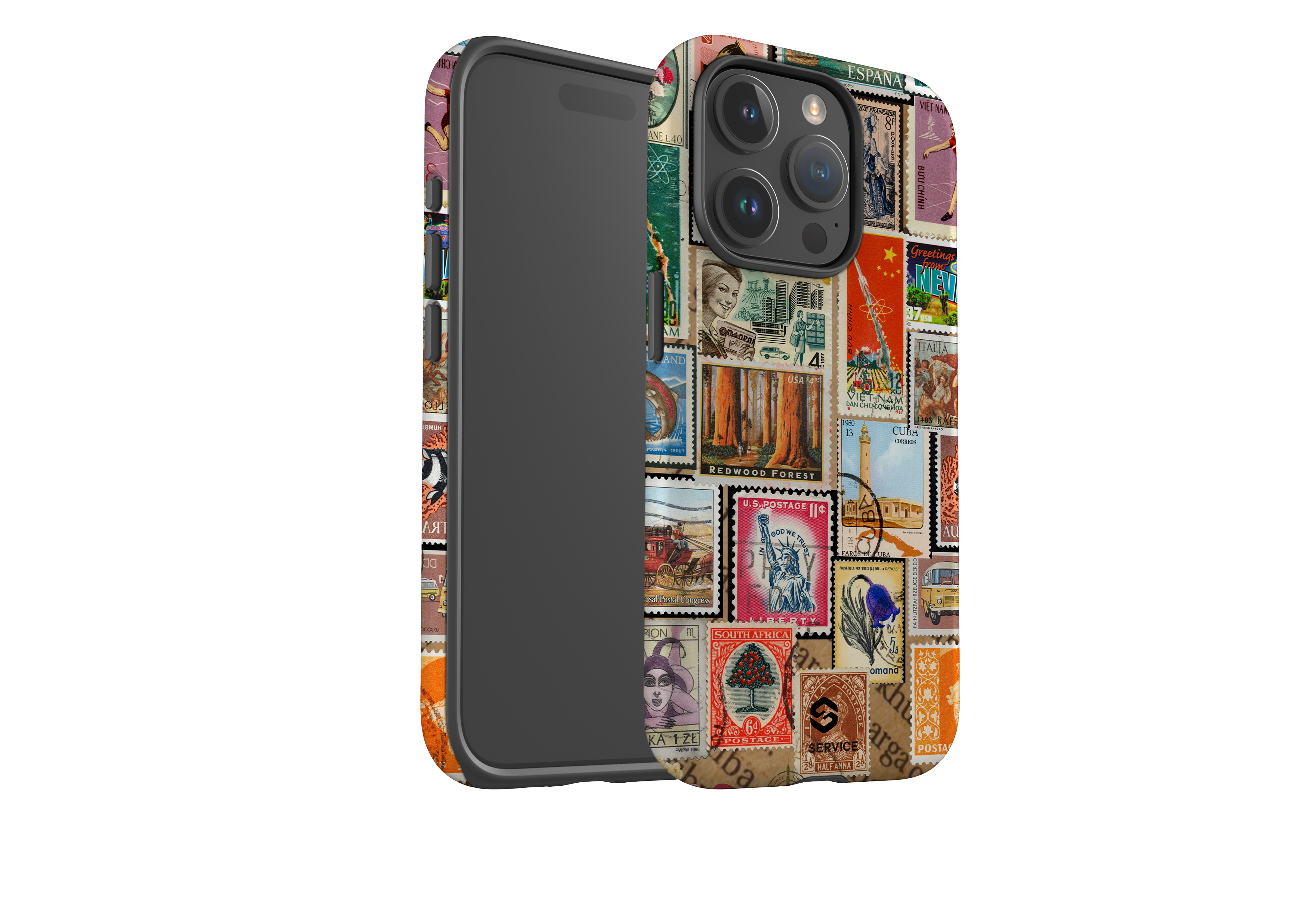 Retro Postmark Case - iPhone 15 Series
