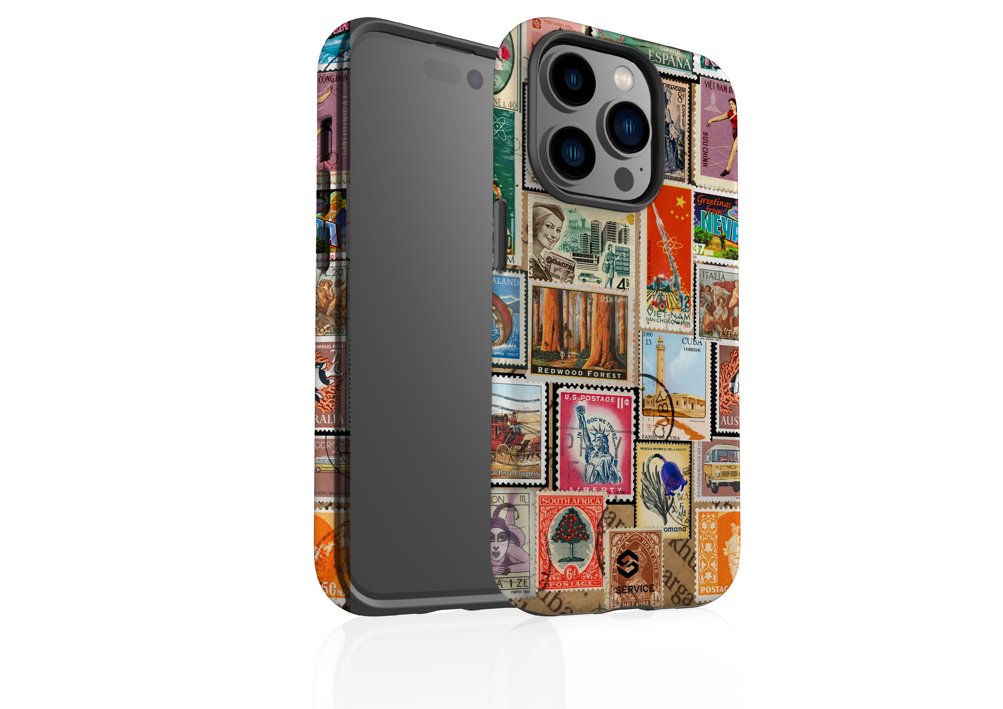 Retro Postmark Case - iPhone 14 Series