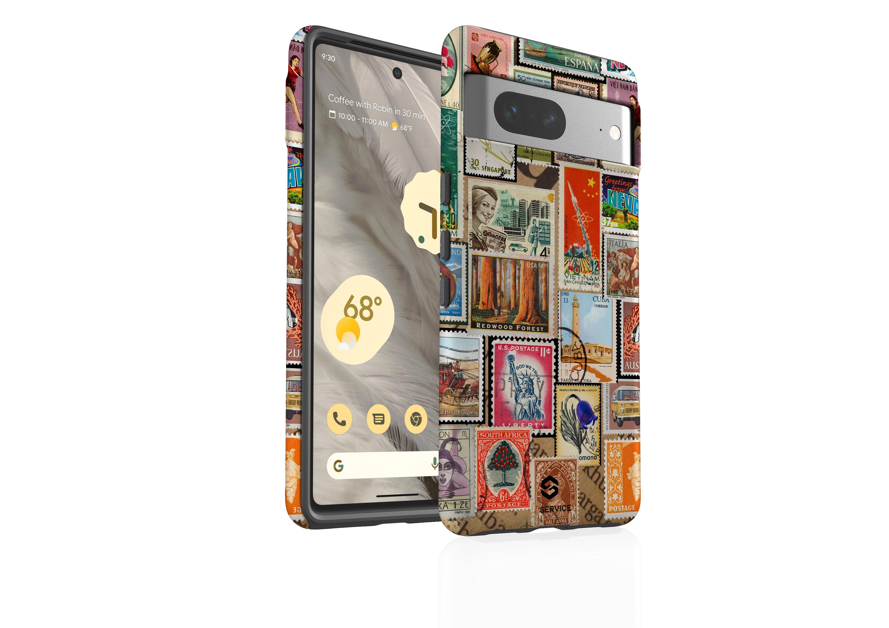 Retro Postmark Case - Google Pixel Series