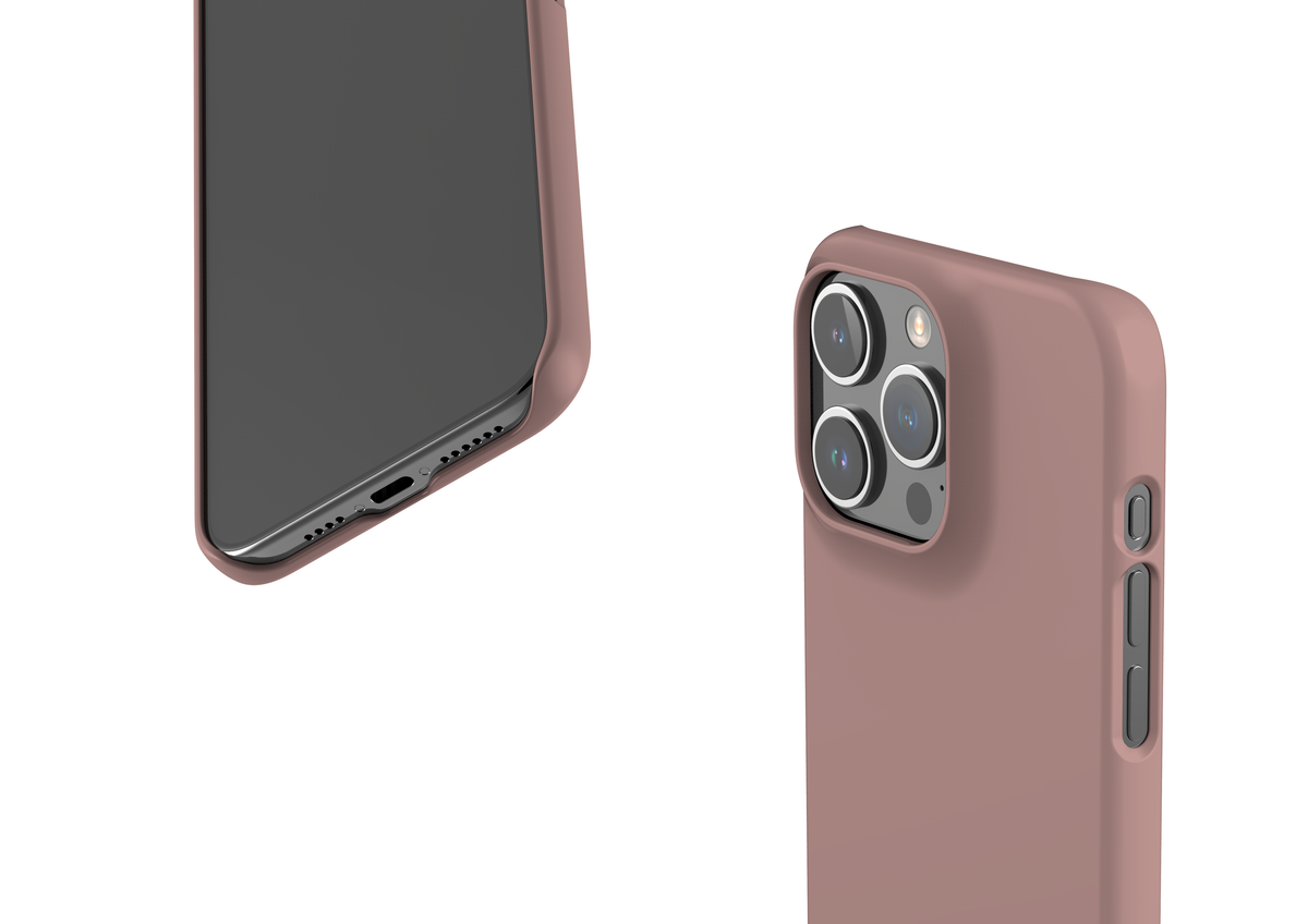 Basic Brown Snap Case in Gloss - iPhone 15 Series