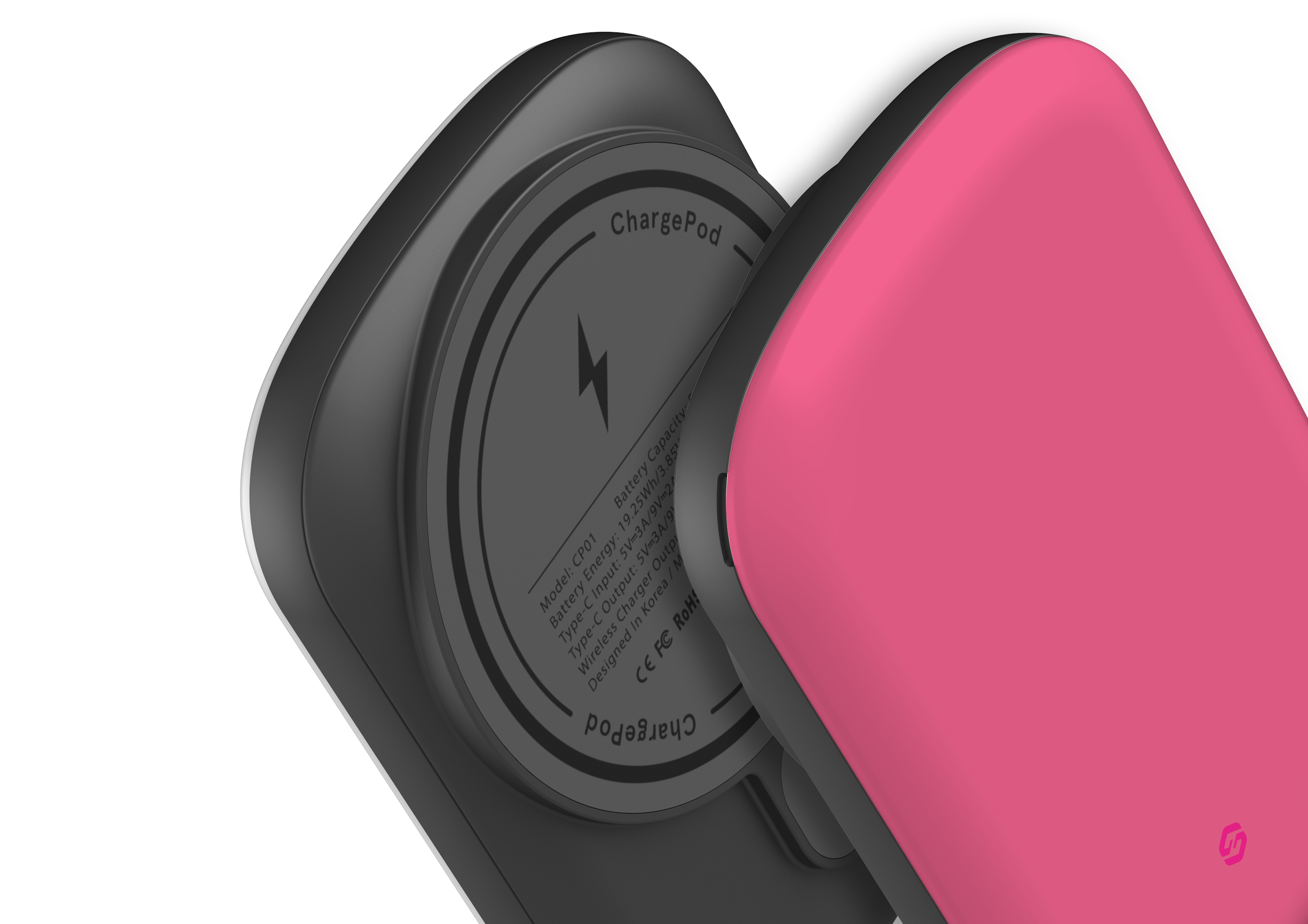 Playful Pink MagSafe Power Bank