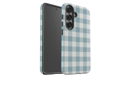 Teal Check Case - Samsung Galaxy S25 Series