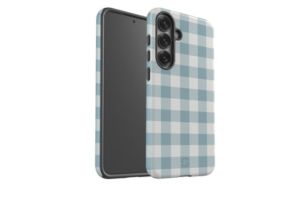 Teal Check Case - Samsung Galaxy S25 Series