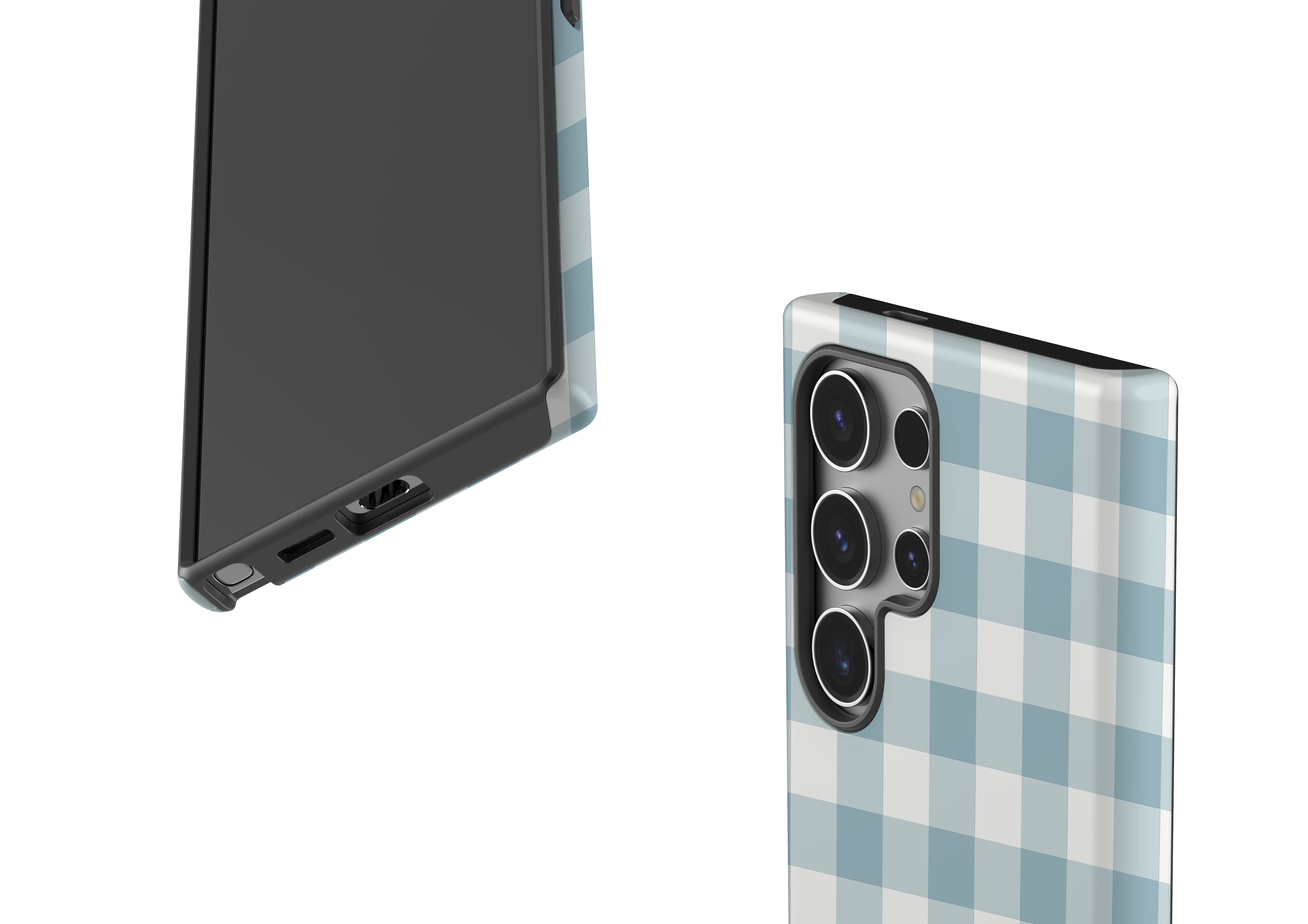 Teal Check Case - Samsung Galaxy S24 Series