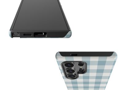 Teal Check Case - Samsung Galaxy S24 Series