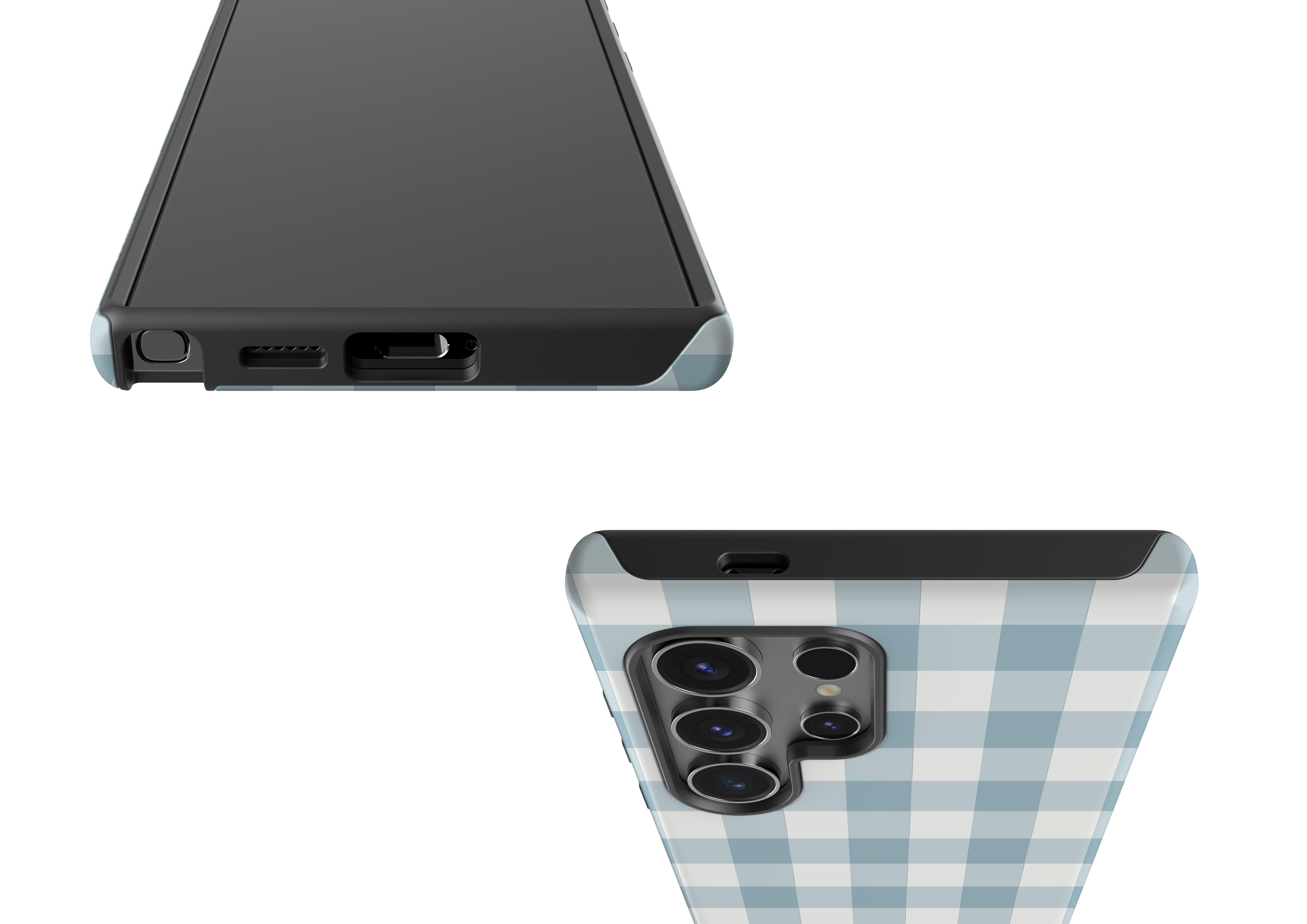 Teal Check Case - Samsung Galaxy S24 Series