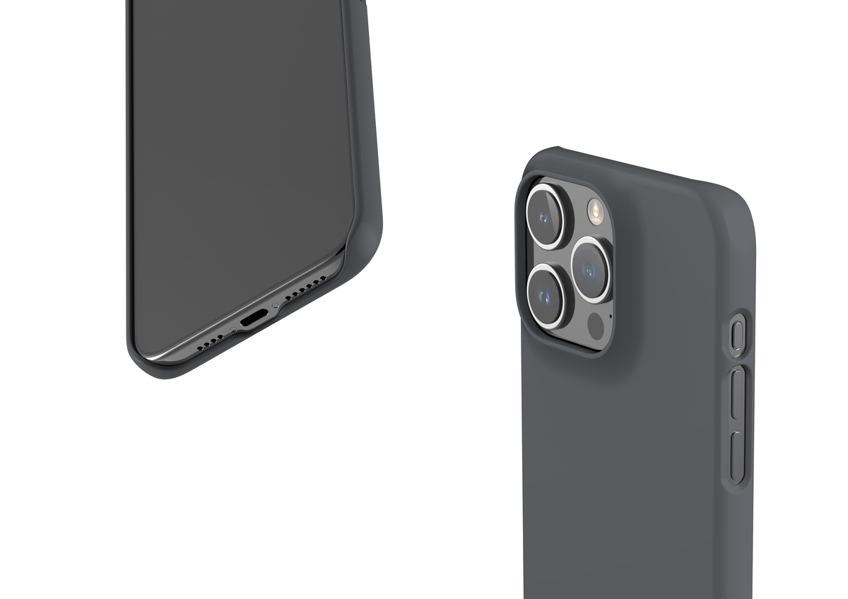 Stormy Grey Snap Case in Gloss - iPhone 15 Series