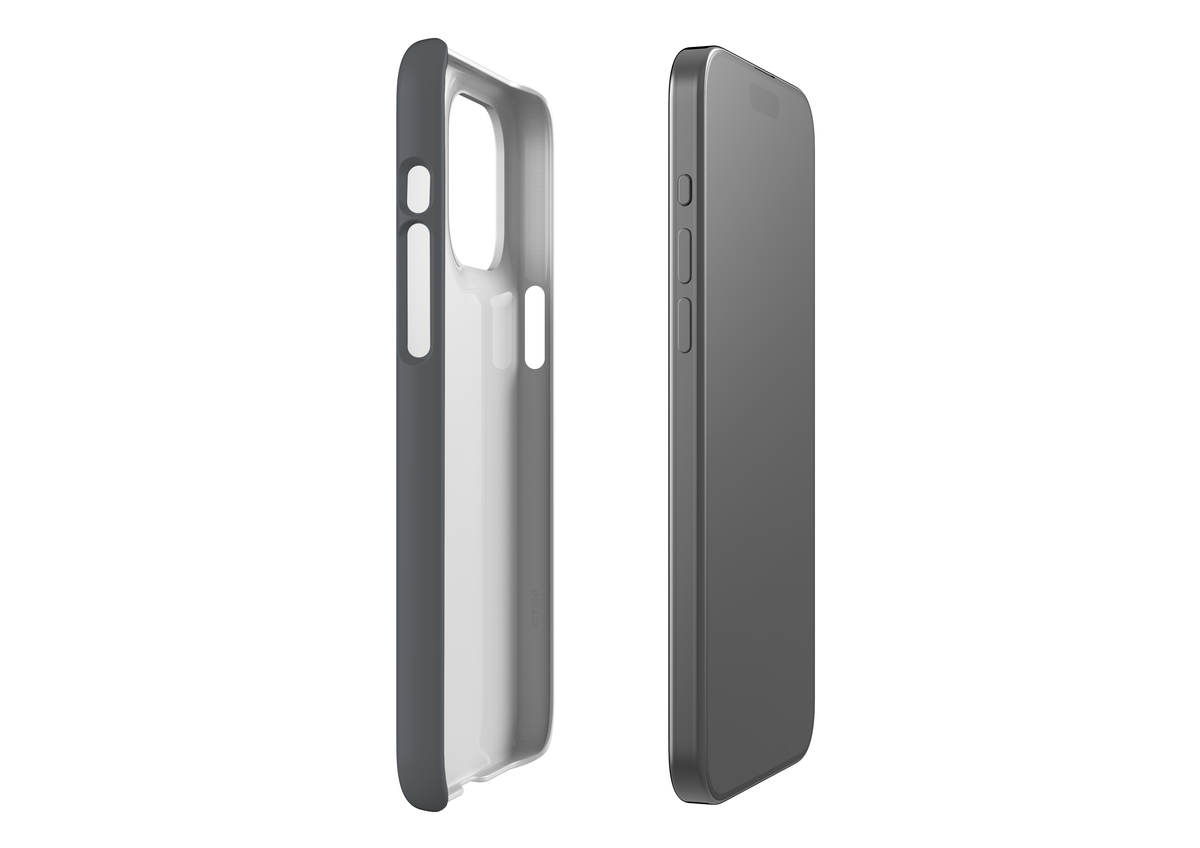 Stormy Grey Snap Case in Gloss - iPhone 15 Series
