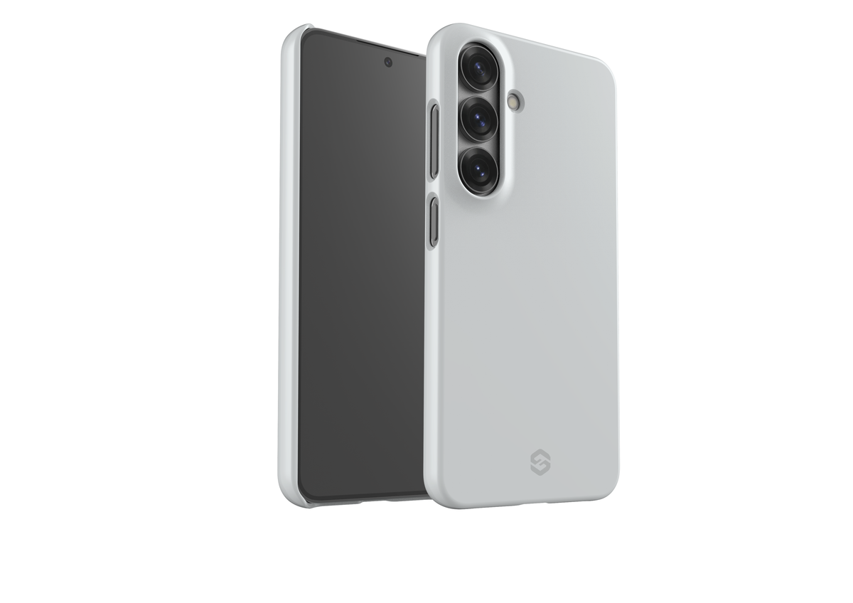 Frosty White Snap Case in Gloss - Samsung Galaxy S25 Series