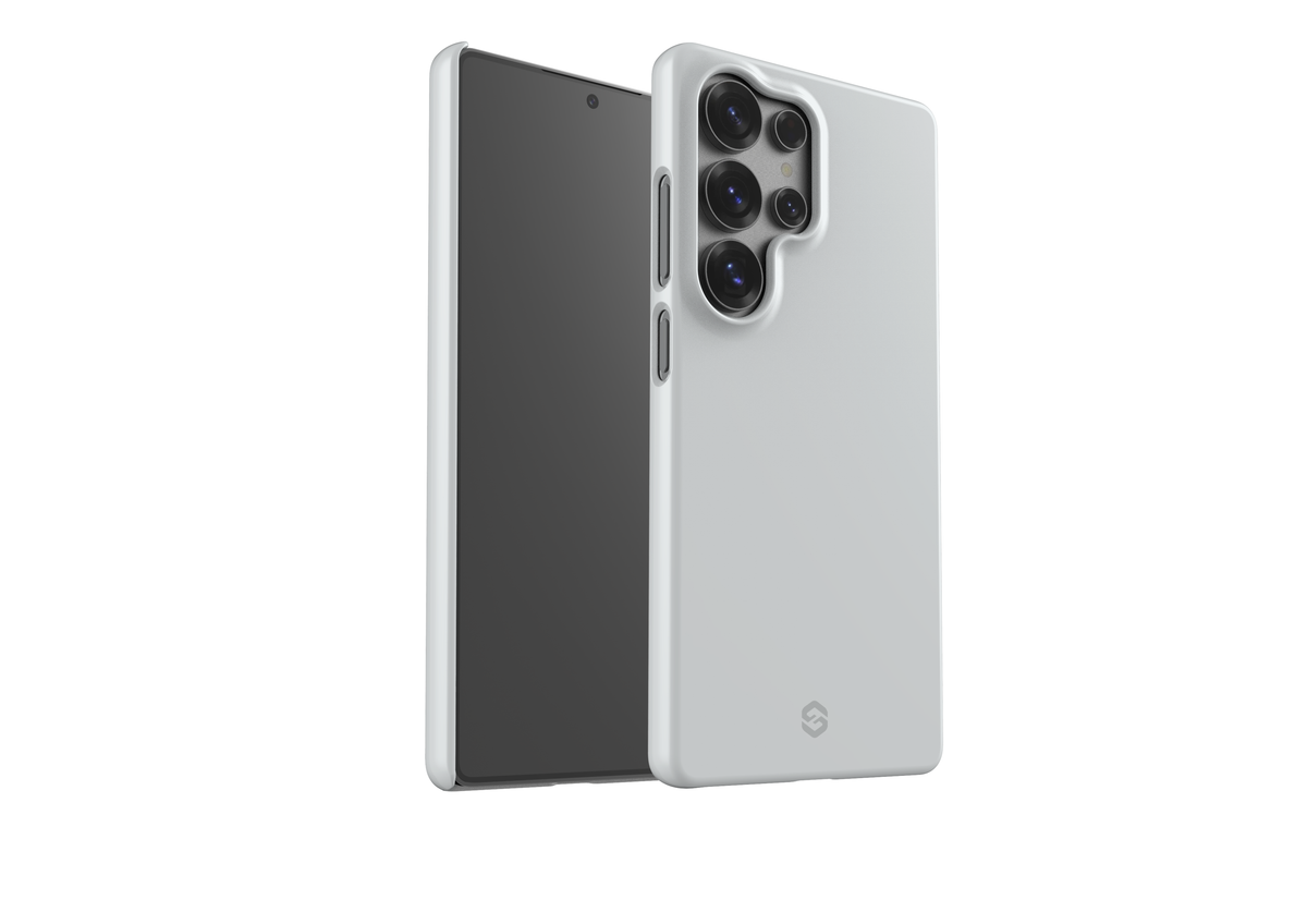 Frosty White Snap Case in Gloss - Samsung Galaxy S25 Series