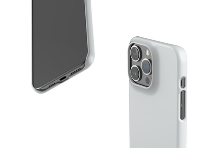 Frosty White Snap Case in Gloss - iPhone 15 Series
