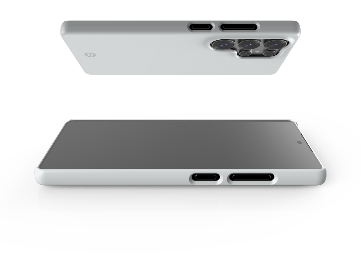 Frosty White Snap Case in Gloss - Samsung Galaxy S25 Series