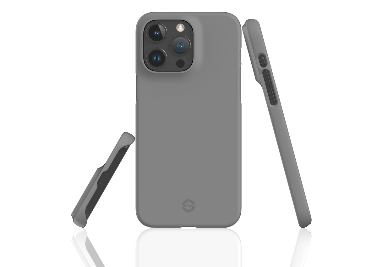 Stormy Grey Snap Case in Gloss - iPhone 15 Series