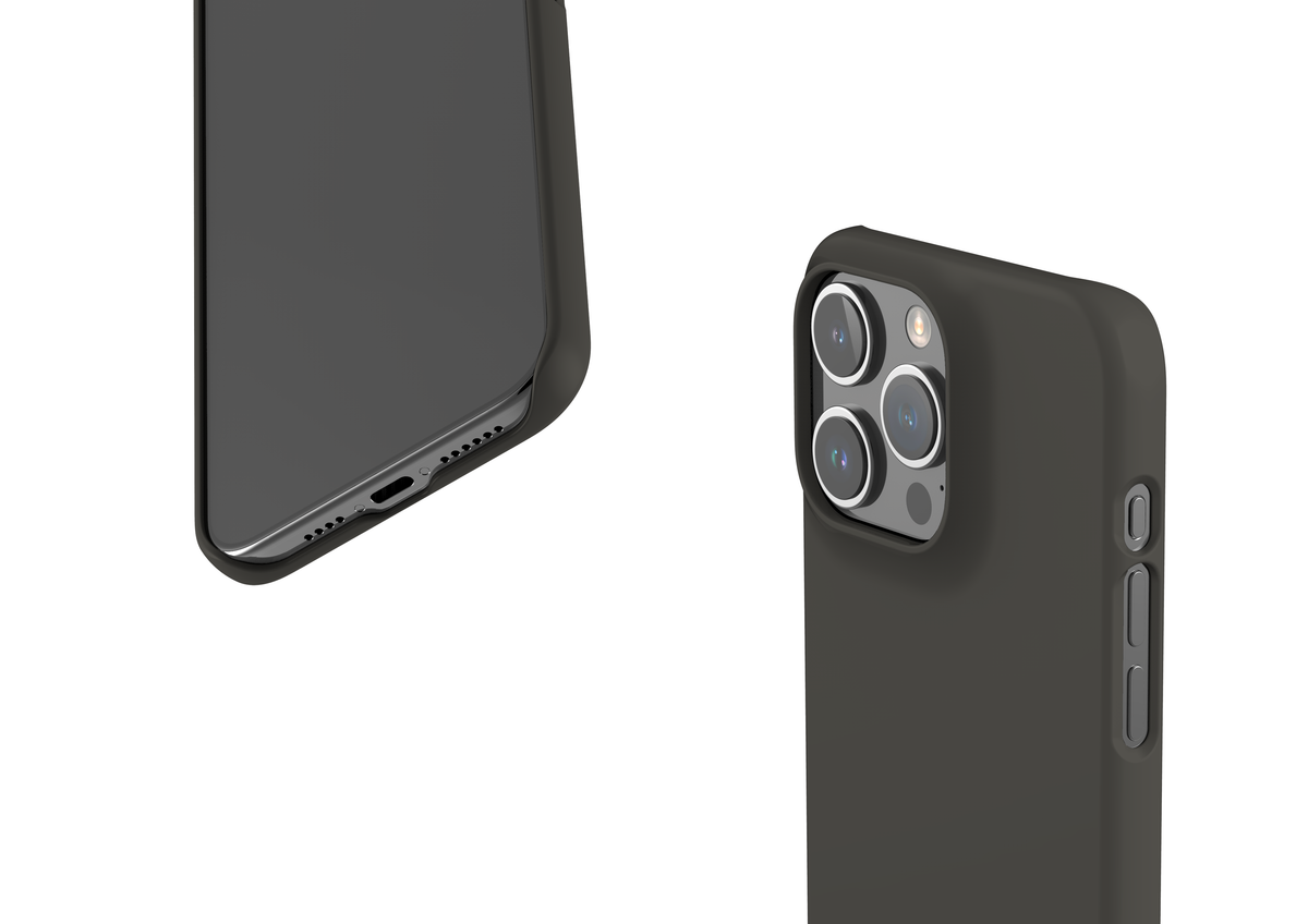 Stormy Grey Snap Case in Gloss - iPhone 15 Series