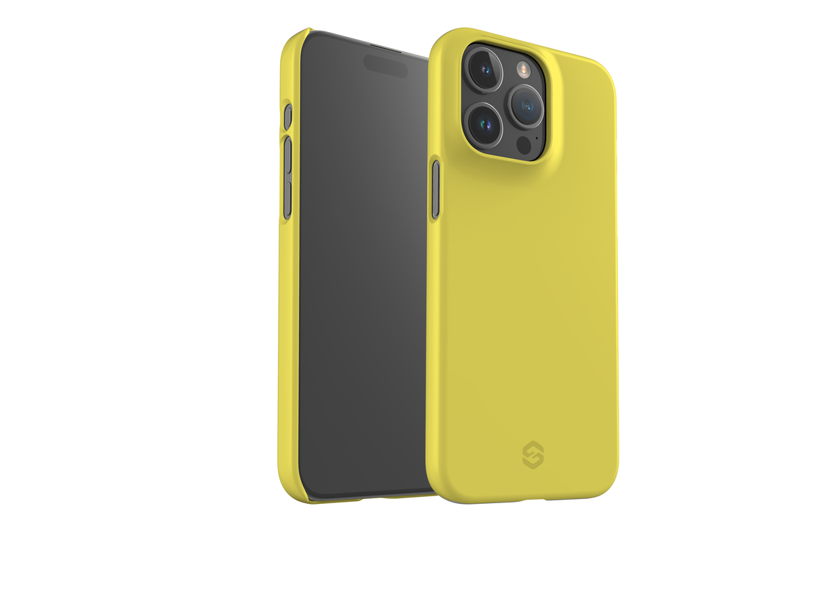Mellow Yellow Snap Case in Gloss - iPhone 15 Series