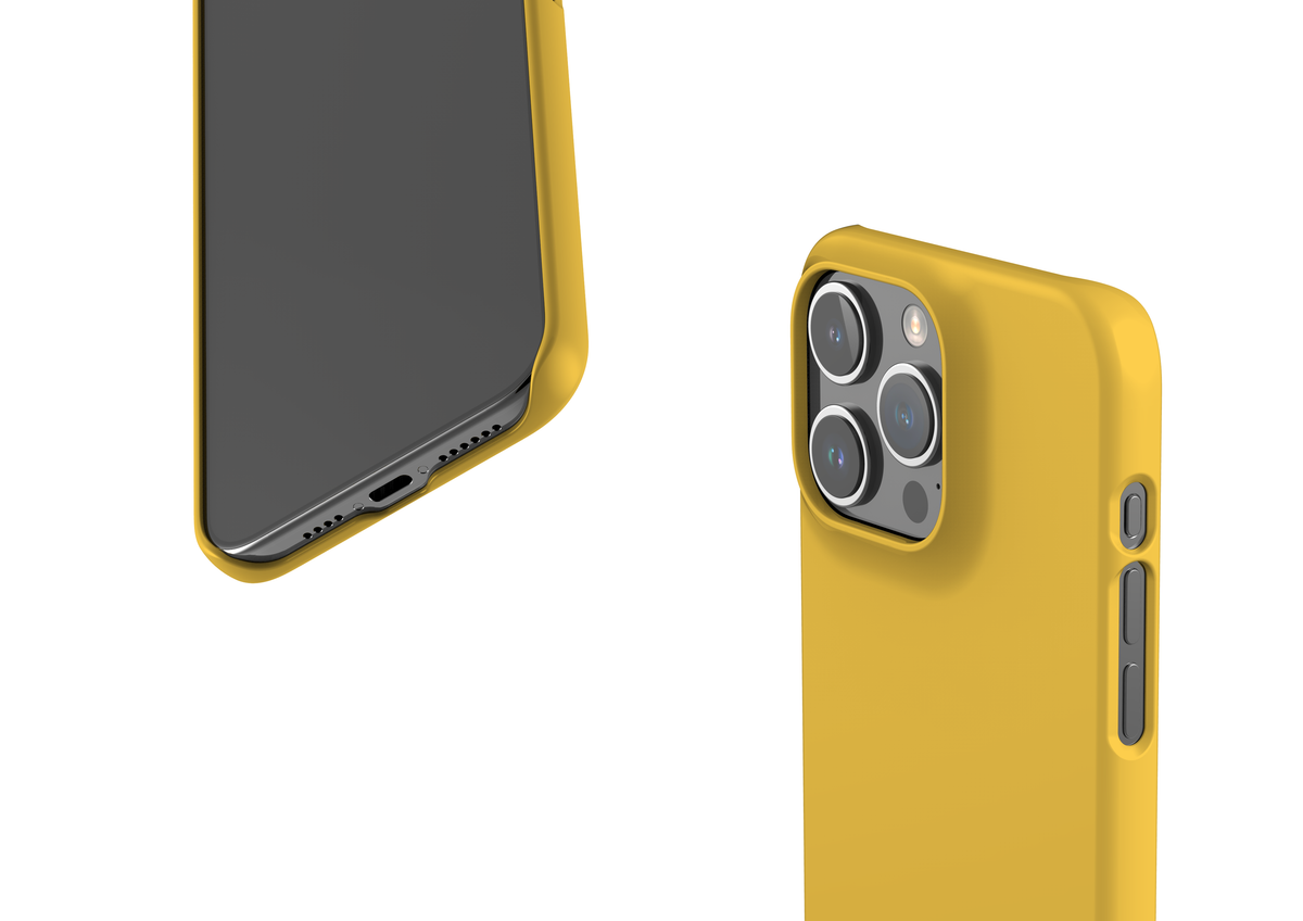 Mellow Yellow Snap Case in Gloss - iPhone 15 Series