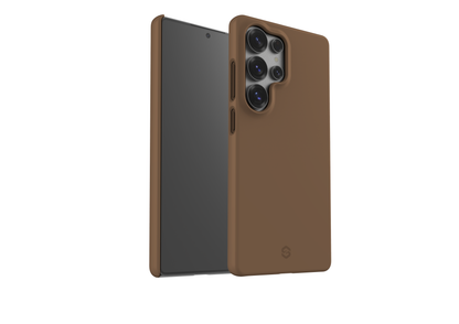 Basic Brown Snap Case in Gloss - Samsung Galaxy S25 Series