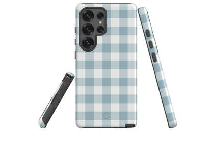 Teal Check Case - Samsung Galaxy S25 Series