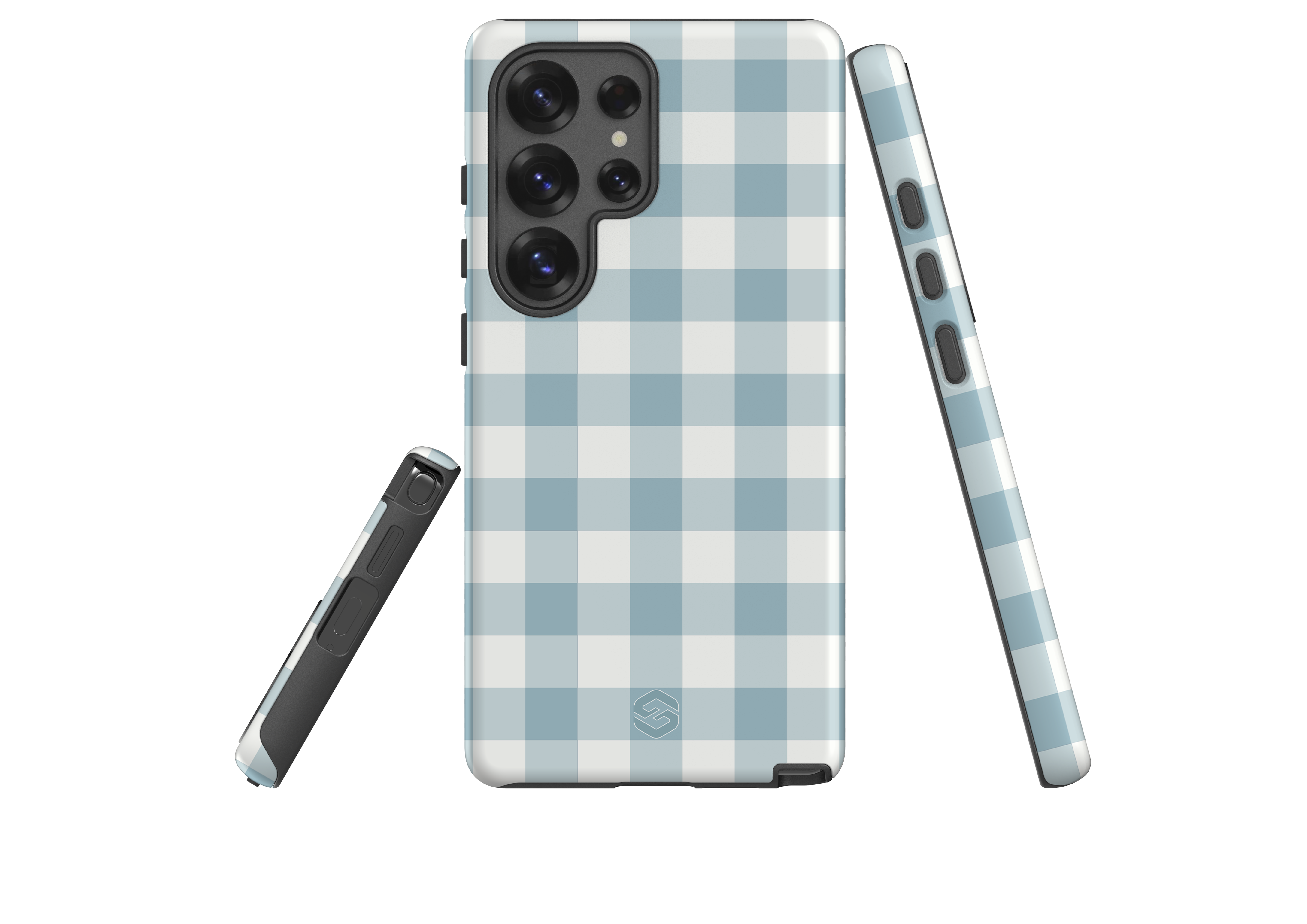 Teal Check Case - Samsung Galaxy S25 Series