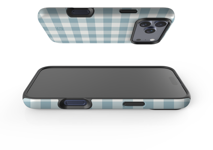 Teal Check Case - iPhone 17 Series