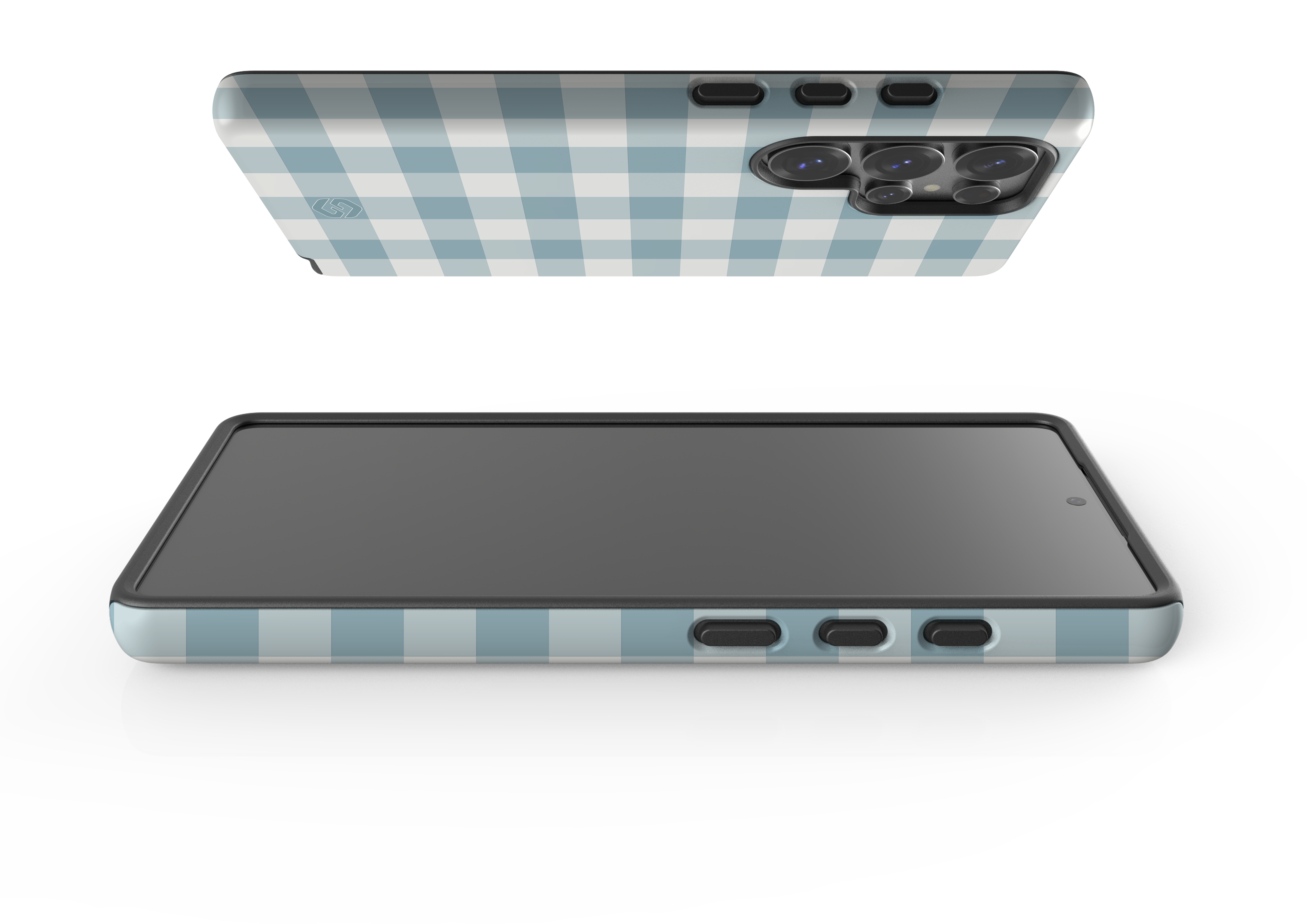 Teal Check Case - Samsung Galaxy S25 Series