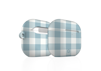 Teal Check Airpods 4 Case