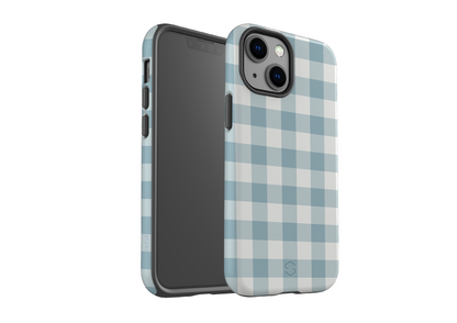 Teal Check Case - iPhone 13 Series