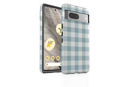 Teal Check Case - Google Pixel Series