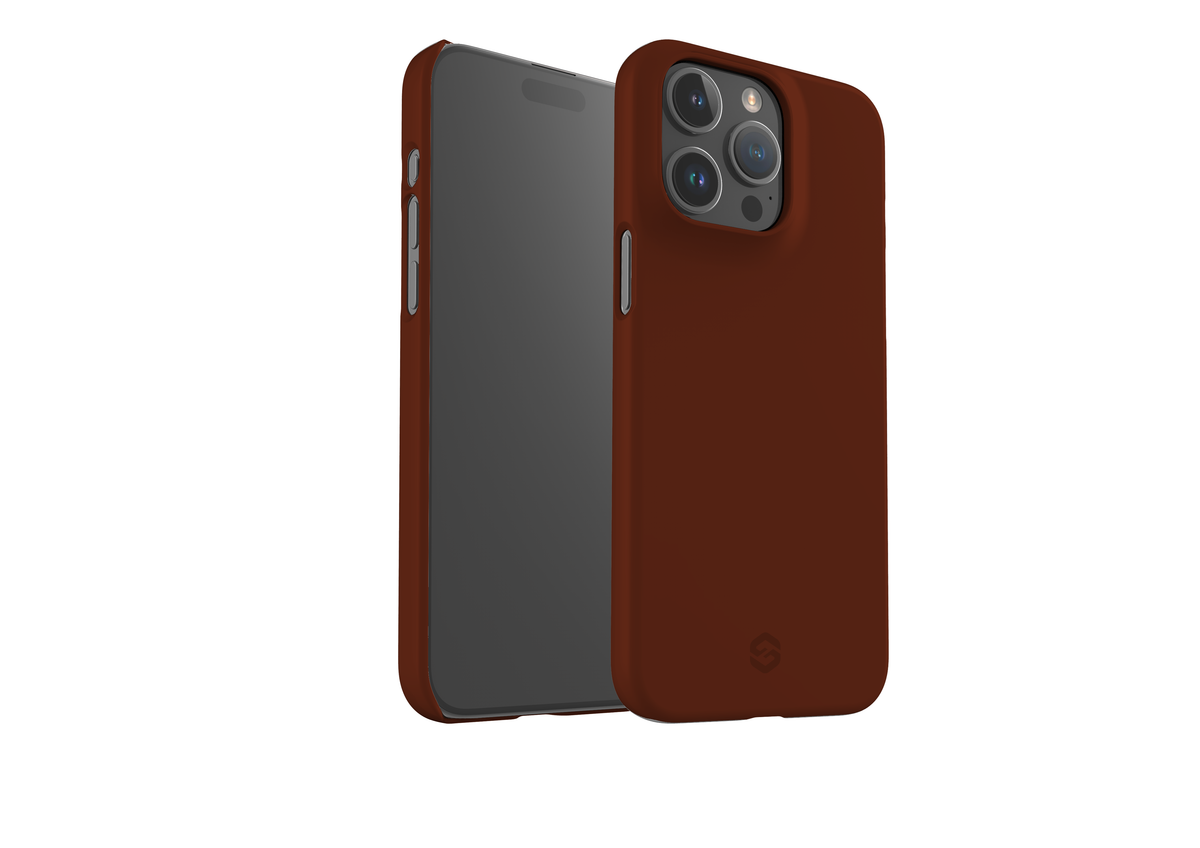 Basic Brown Snap Case in Gloss - iPhone 15 Series