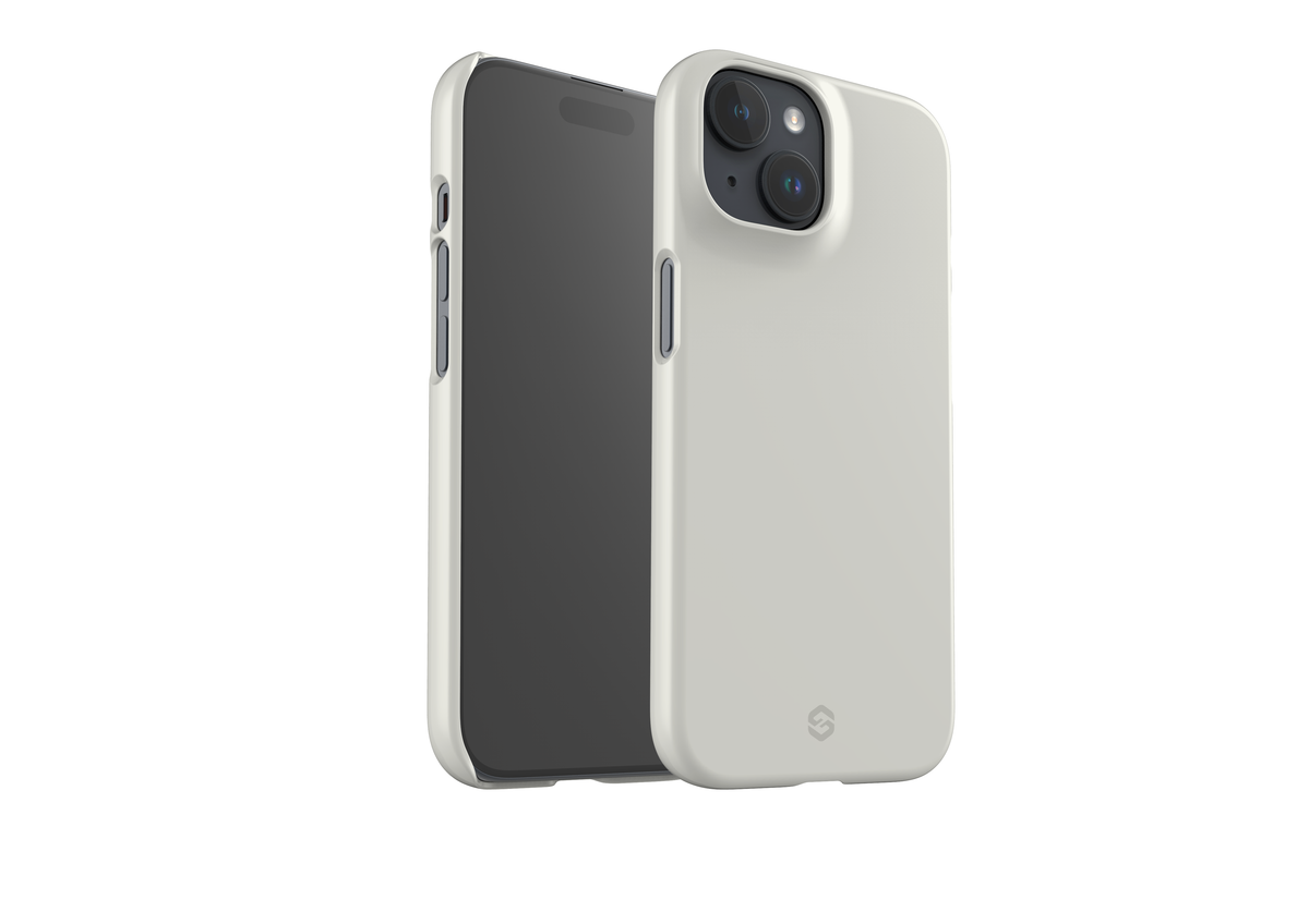 Frosty White Snap Case in Gloss - iPhone 15 Series