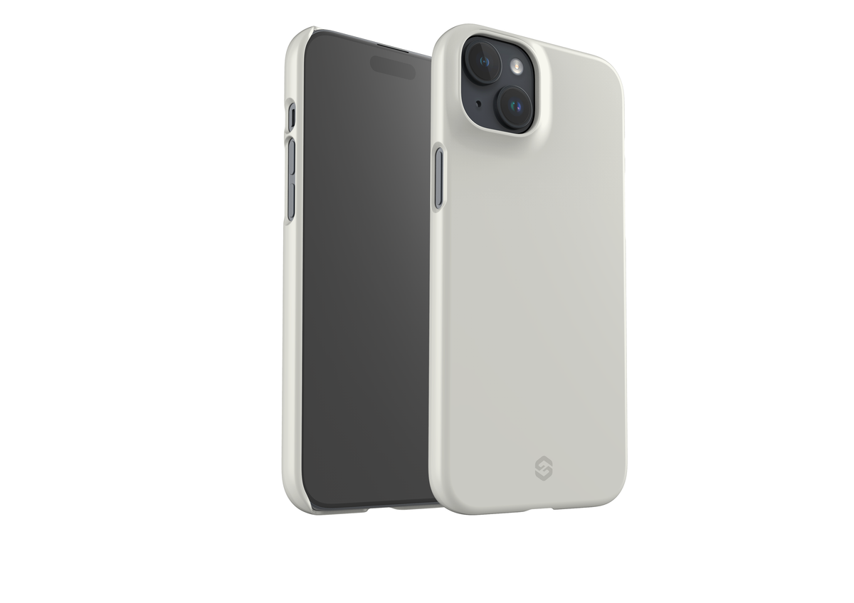 Frosty White Snap Case in Gloss - iPhone 15 Series