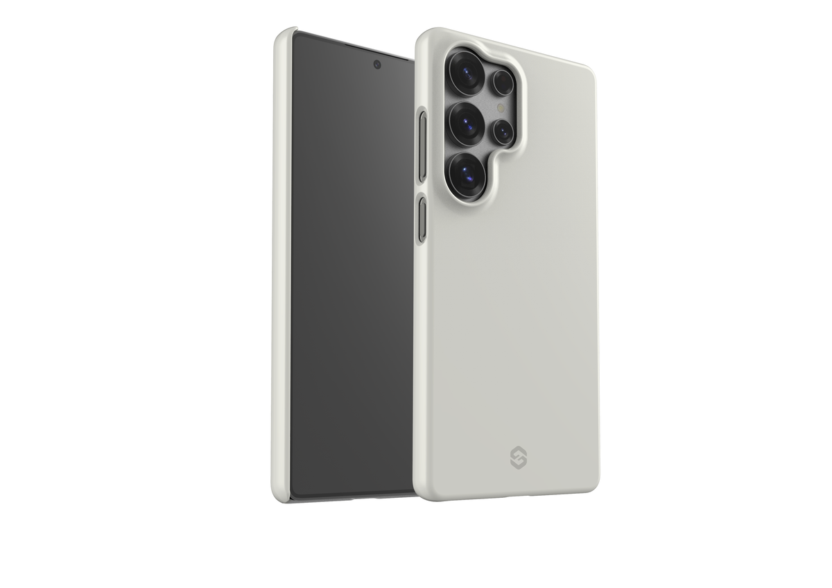 Frosty White Snap Case in Gloss - Samsung Galaxy S25 Series