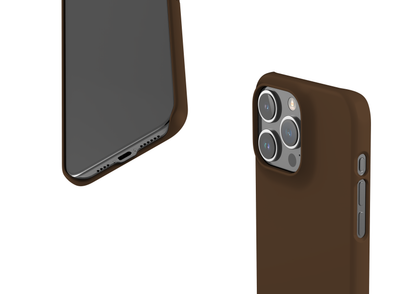Basic Brown Snap Case in Gloss - iPhone 15 Series