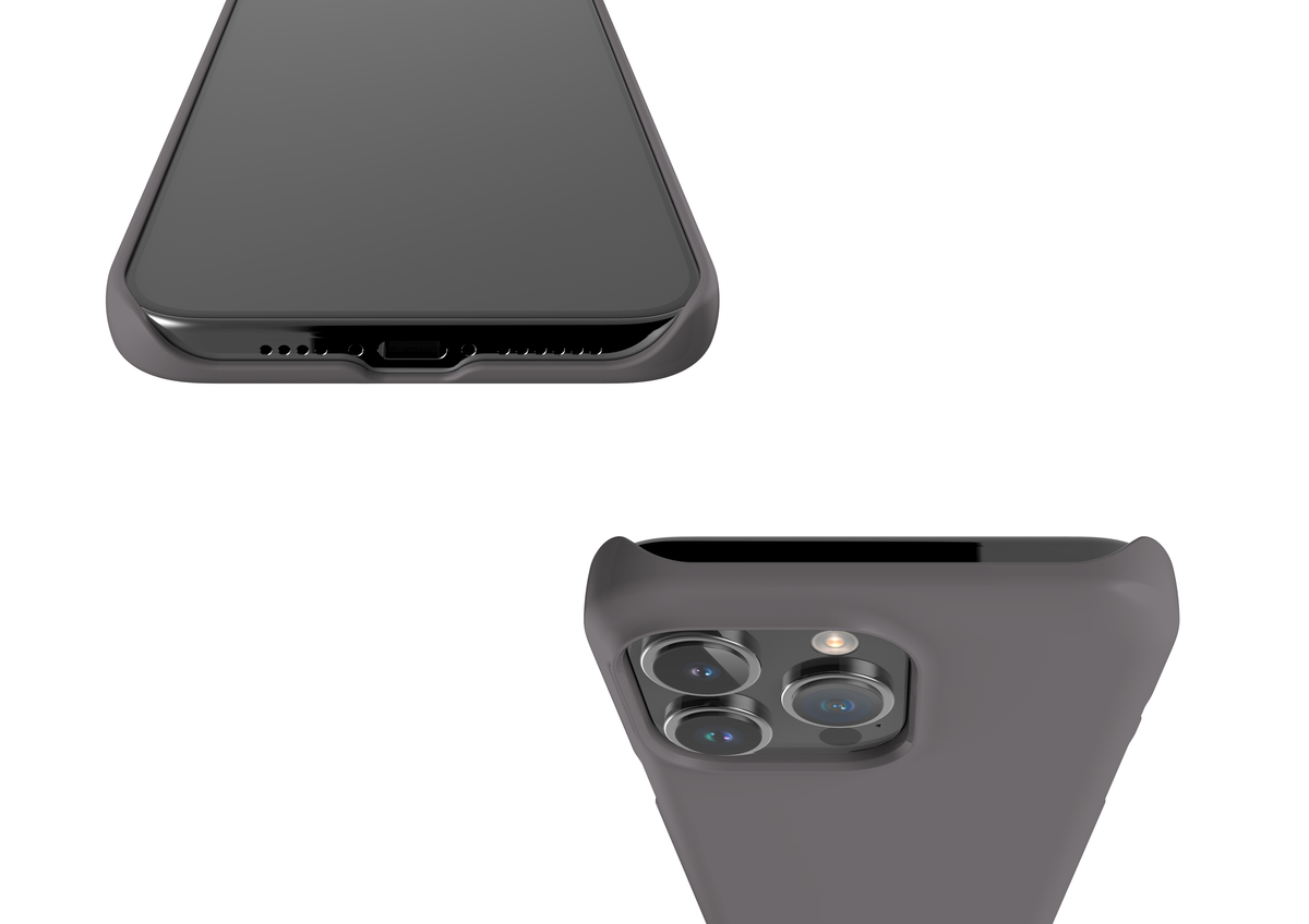 Stormy Grey Snap Case in Gloss - iPhone 15 Series