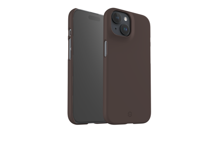 Basic Brown Snap Case in Gloss - iPhone 15 Series