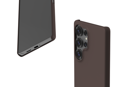 Basic Brown Snap Case in Gloss - Samsung Galaxy S25 Series