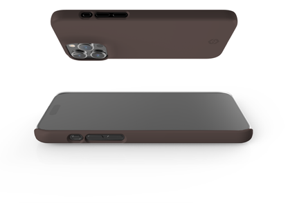 Basic Brown Snap Case in Gloss - iPhone 15 Series