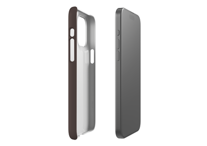 Basic Brown Snap Case in Gloss - iPhone 15 Series