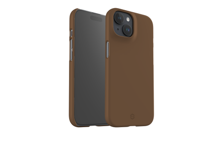 Basic Brown Snap Case in Gloss - iPhone 15 Series