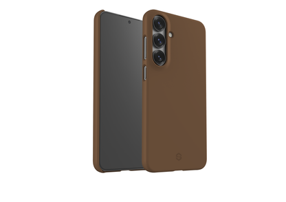 Basic Brown Snap Case in Gloss - Samsung Galaxy S25 Series